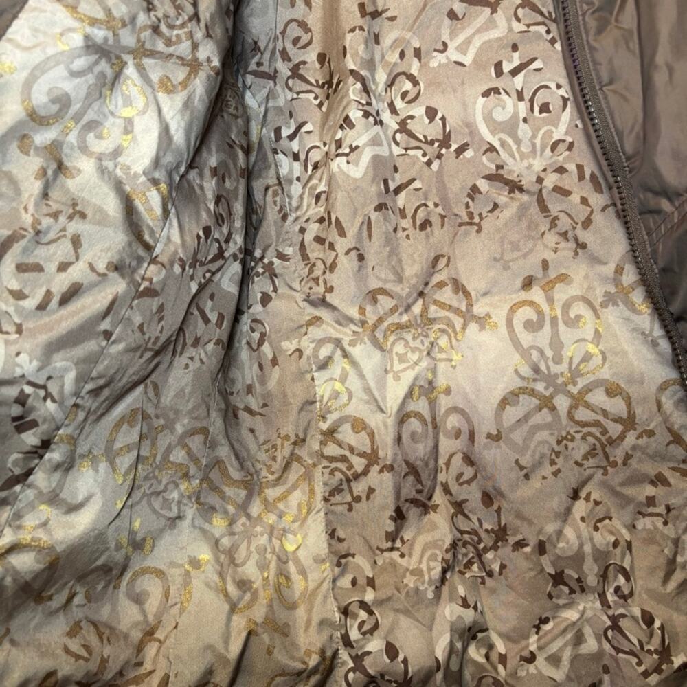 Columbia Women’s Mocha Brown Embroidered Puffer Jacket Size Small - Picture 8 of 13